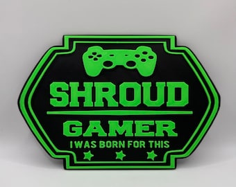 Letrero personalizado para puerta de videojuegos, placa 3D personalizada para sala de juegos, regalo para jugadores (niños, adolescentes y adultos).