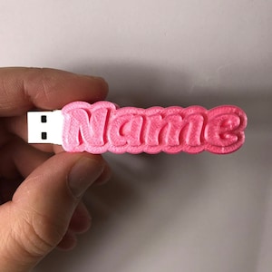 Personalised 3D USB memory stick, custom USB drive 16, 32 & 64GB, great as an end-of-the-year student gift