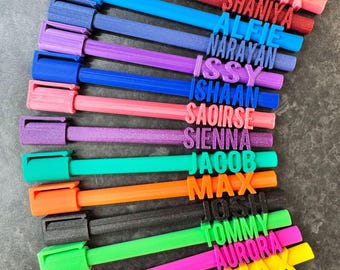 Bolígrafo personalizado, bolígrafo con nombre personalizado, regalo para niños, detalles para bolsas de fiesta, regalos escolares, obsequios de cumpleaños, bolígrafos al por mayor