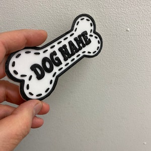 Personalisiertes 3D-Hundeschild, individuelles 3D-Hundeschild, einzigartige Haustierplaketten, kommt bei Hundebesitzern gut an, mehr als 20 verfügbare Farben