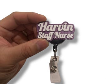 Credencial personalizada para profesionales de la salud, ideal para enfermeras y médicos. Una excelente idea de regalo para enfermeras, estudiantes de medicina y profesionales de la salud.