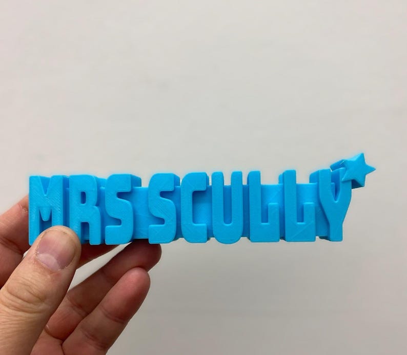 Personalised Pen Holder, 3D Name Desk Organiser, Teacher Gift, Pencil Holder, Office Decor image 9