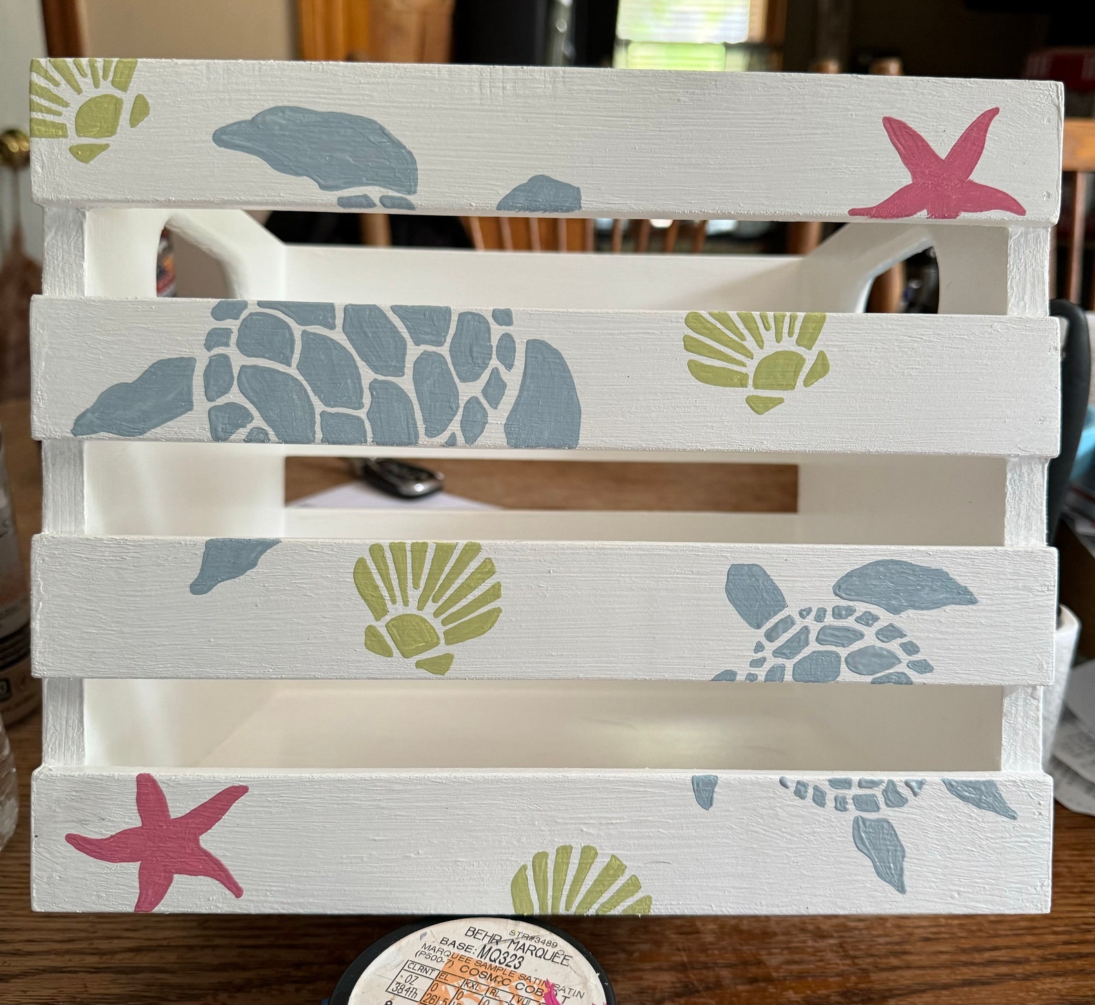 Customized Small Bikini Box, Handmade Nautical Crate, Swimwear Storage ...