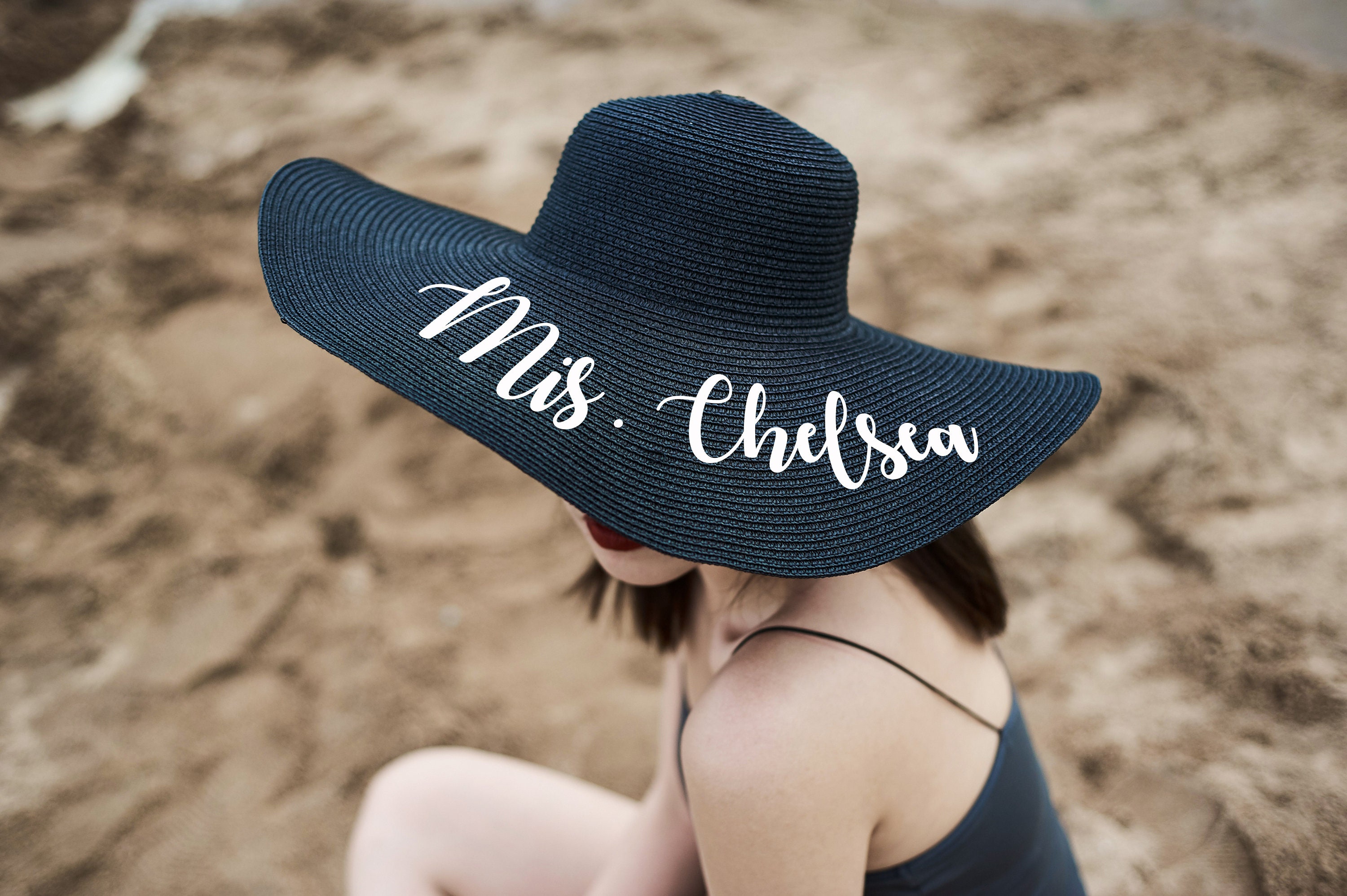 custom-beach-hats-bridesmaid-hats-honeymoon-beach-hats-etsy-uk