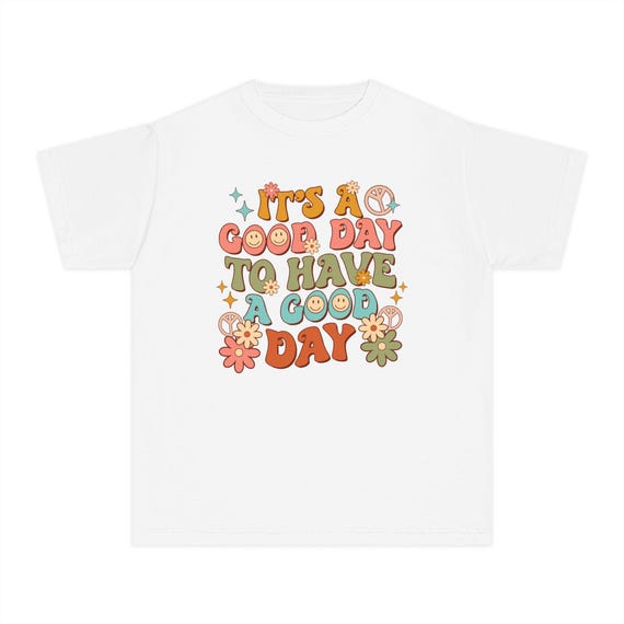 Retro, inspirational, fun colors Youth Midweight Tee