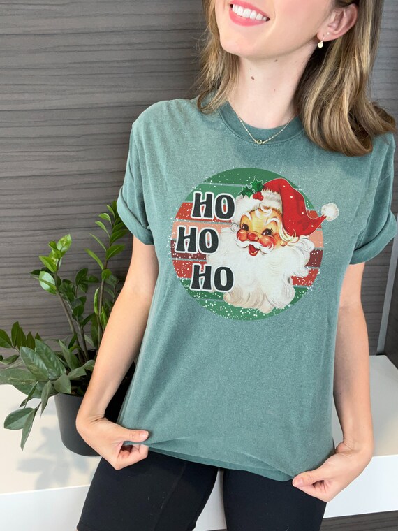 Comfort Colors Retro Santa Christmas T-Shirt