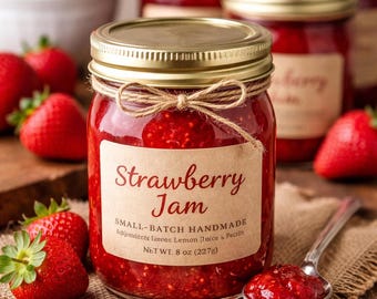 Mermelada de fresa, mermelada casera tradicional, conservas caseras, receta de conservas de frutas