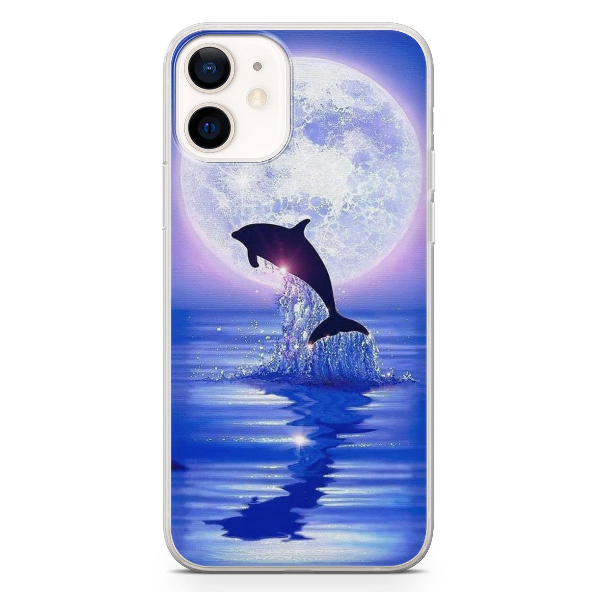 【howie】dolphin case▲Smart phone case Dolphin Phone Case, Animal Phone Cover for iPhone 16, 15, 14