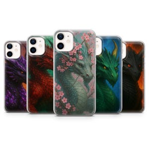 Dragon Phone Case, Fantasy Phone Cover for iPhone 16, 15, 14, 13, 12, 11 Pro Max, Samsung S25, S24 Fe, S23, S22, Galaxy A56, Google Pixel 9
