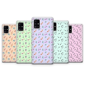 Music Phone Case, Treble Clef Cover for iPhone 16, 15, 14, 13, 12, 11 Pro Max, Samsung S25, S24 Fe, S23, S22, Galaxy A56, Google Pixel 9 Pro