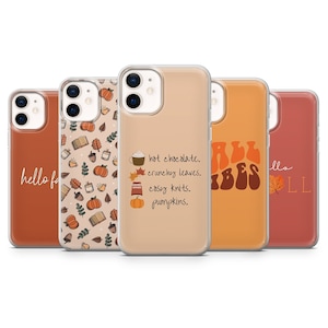 Fall Phone Case, Autumn Phone Cover for iPhone 16, 15, 14, 13, 12, 11 Pro Max, Samsung S25, S24 Fe, S23 Plus, Galaxy A36, Google Pixel 9A