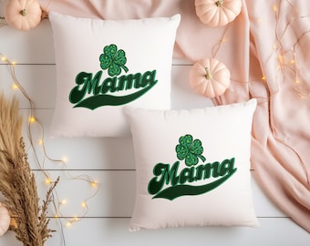 Federa per cuscino Mama St Patricks Day: motivo trifoglio verde