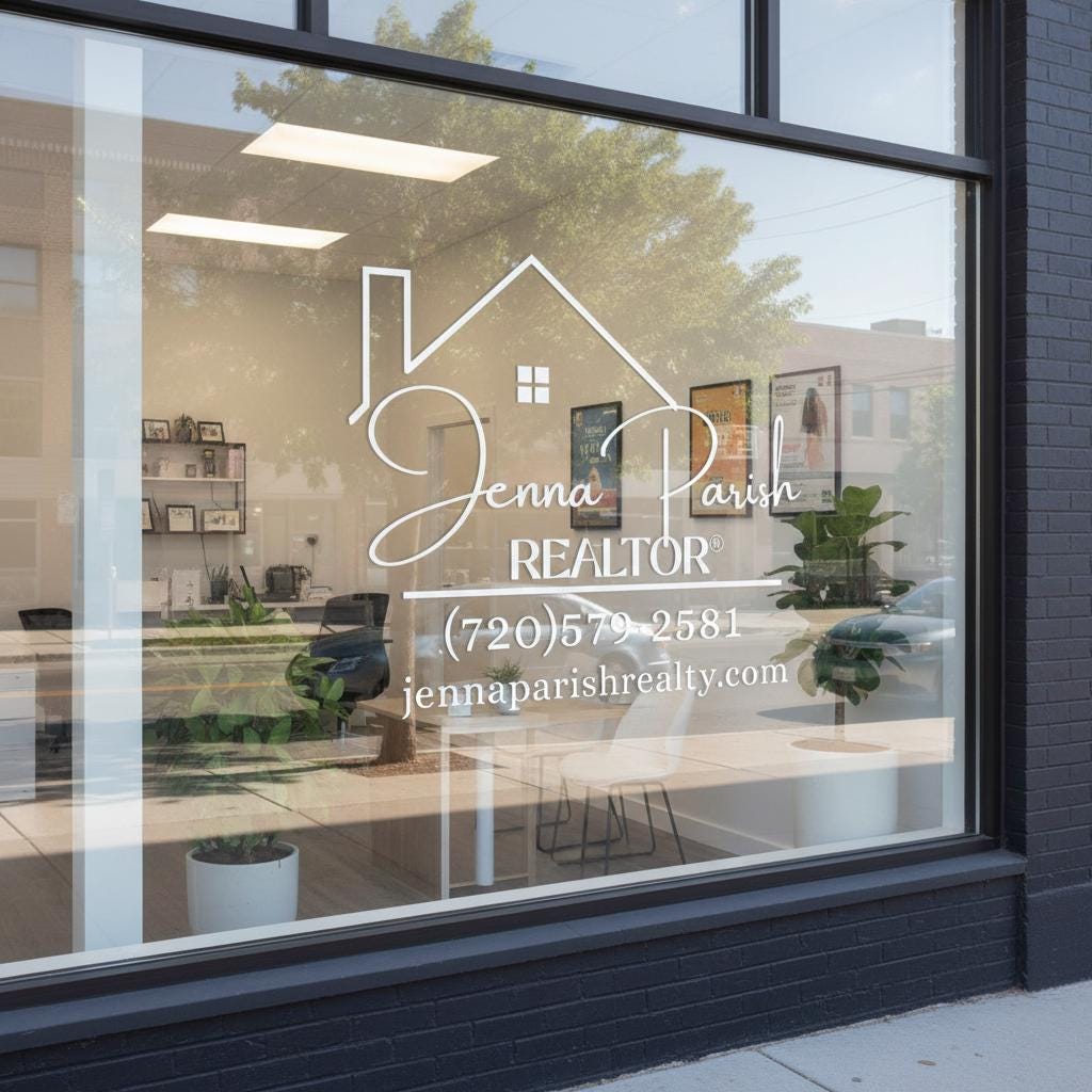 Realtor Decal Sign Custom Realtor Car Decal - Personalized Real Estate Agent Vinyl Sticker ...