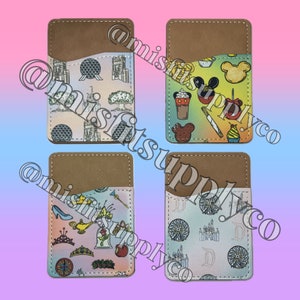 Parks Vacation Stick-On Wallet