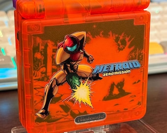 Metroid Edition | Gameboy Advance SP IPS 2026 V5 | Modded Gba SP Console