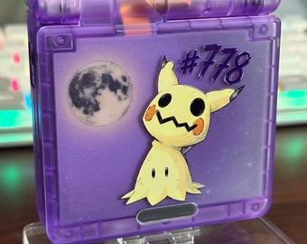 Mimikyu #778 Edition | Gameboy Advance SP IPS 2026 V5 | Modded Gba SP Console