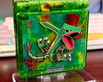 Rayquaza TCG Art Edition | Gameboy Advance SP 2026 IPS V5 | Modded Gba Sp Console