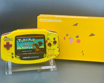 PIKACHU Custom Gameboy Advance Mod w/ Backlit GBA Mod, Enhanced Audio + Upgrades Available!!