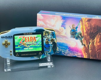 LEGEND OF ZELDA Custom Gameboy Advance Mod w/ Backlit Gba Mod, Enhanced Audio + Upgrades Available!!