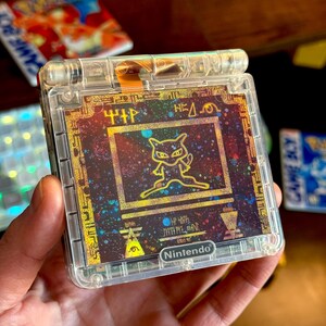 Ancient Mew Edition | Gameboy Advance SP IPS V5 | Modded Gba SP Console ...