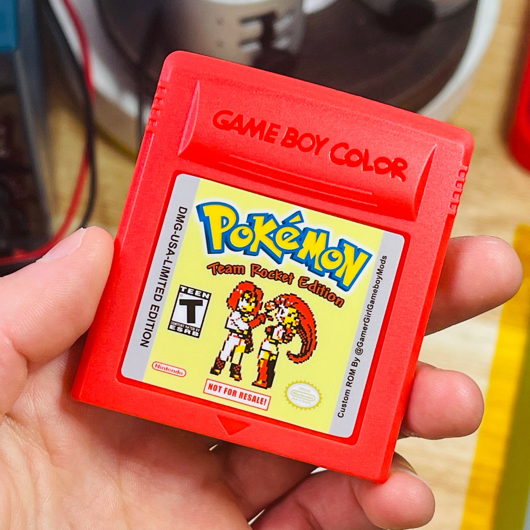 Pokémon Team Rocket Edition Gameboy English Rom Hack Limited Edition W