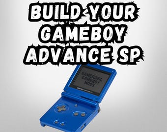 Crea tu Gameboy Advance SP personalizado con carga USB-C, estuche protector y garantía de hardware de 100 días.