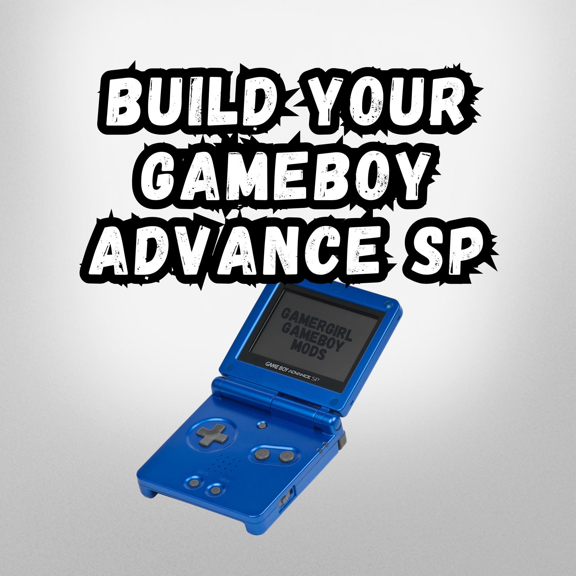 Build Your Custom Gameboy Advance SP | USB-C Charging, Protective 