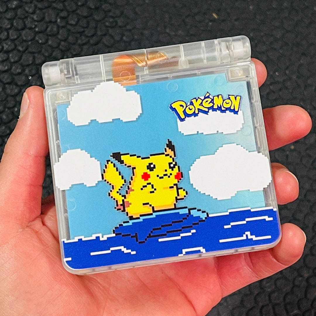 Coque Téléphone Gameboy Advance Pikachu - Orange Transparente, Neuve (emballage Ouvert)
