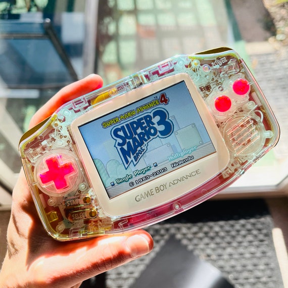 Nintendo Gameboy Advance SP Modded Console, Translucent Red Edition. I –  Modern Mods