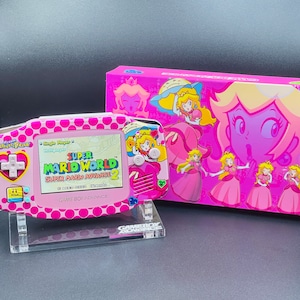 PRINCESS PEACH Pink Custom Gameboy Advance w/ Backlit IPS Screen, Enhanced Audio + Upgrades Available!!