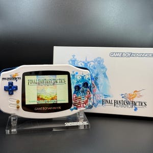 FINAL FANTASY Custom Gameboy Advance w/ Backlit Laminated IPS v5 Screen, Enhanced Audio + Upgrades Available!