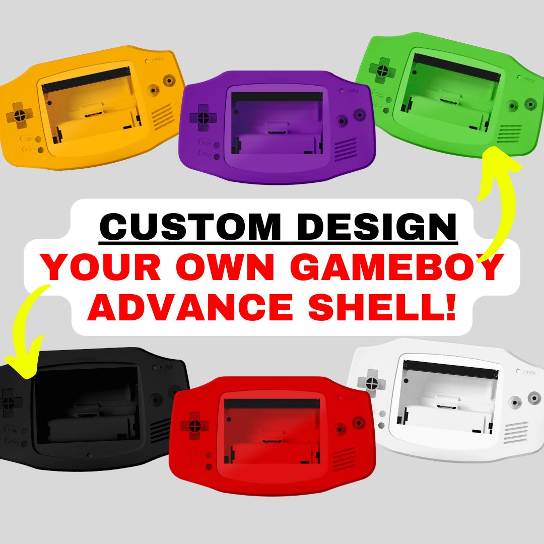Game Boy Advance Shell Sticker, UV Printed