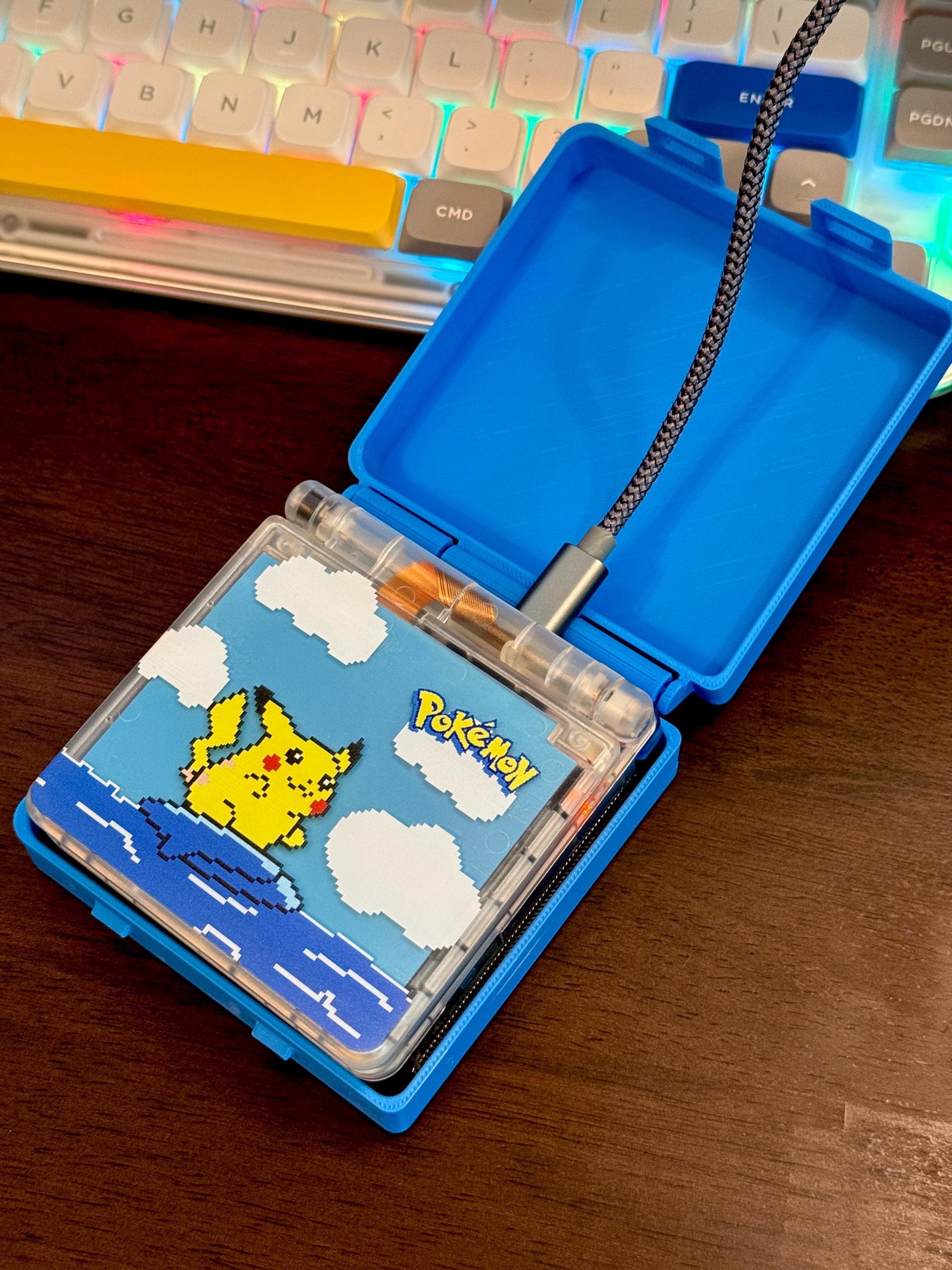 Surfing Pikachu Edition | Gameboy Advance SP 2026 IPS V5 | Modded