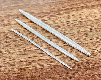 Silver Tribal Tusk, 925 Sterling Silver tusk, (septum,belly,ear) Septum Piercing, Tribal Jewelry,  Size: 18g to 00g and Custom Available