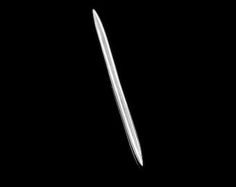 Silver Tribal Tusk, 925 Sterling Silver tusk, (septum,belly,ear) Septum Piercing, Tribal Jewelry,  Size: 18g to 00g and Custom Available