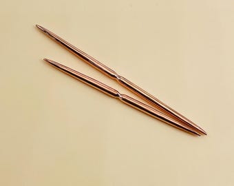 Solid 925 Sterling Silver tusk, Rose Gold Round Notch Tusk Septum Piercing, Tribal Jewelry, Size: 18g to 15MM & Customize  Available.