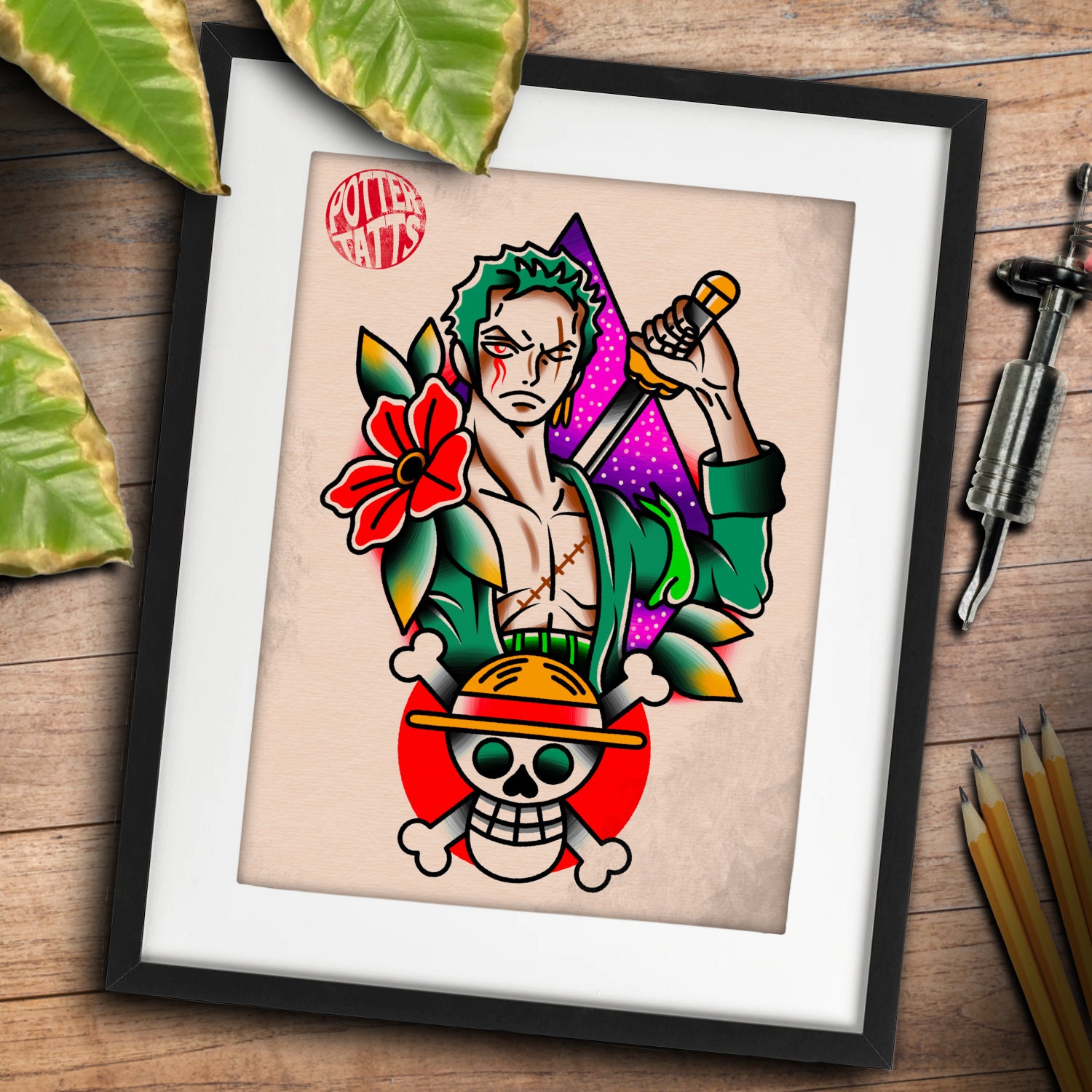 Zoro tattoo : r/OnePiece