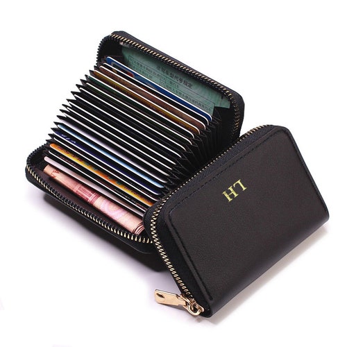 18 Colours Handmade Genuine Leather Slim Card Holder / Etsy UK