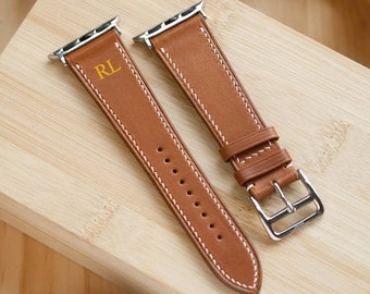 Leather Strap For Apple watch band 44mm 45mm 49mm 41mm 40mm Accessorie wristband correa bracelet iWatch series 5 6 SE 7 8 ultra Gift For Him