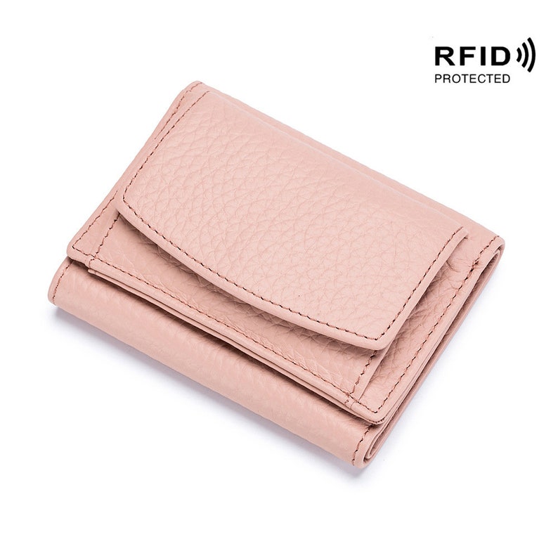 Mini sacs à main personnalisés pochettes pour pièces de monnaie porte-cartes en cuir véritable prénom personnalisé cadeaux d'anniversaire pour femmes et hommes Pink