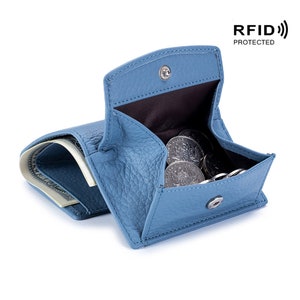 Mini sacs à main personnalisés pochettes pour pièces de monnaie porte-cartes en cuir véritable prénom personnalisé cadeaux d'anniversaire pour femmes et hommes image 1