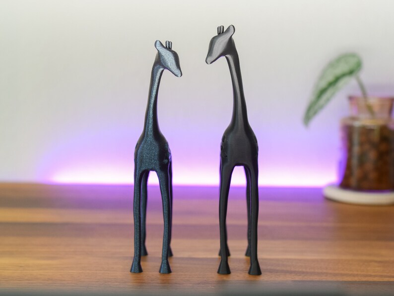 Giraffe Couple Figurines Etsy