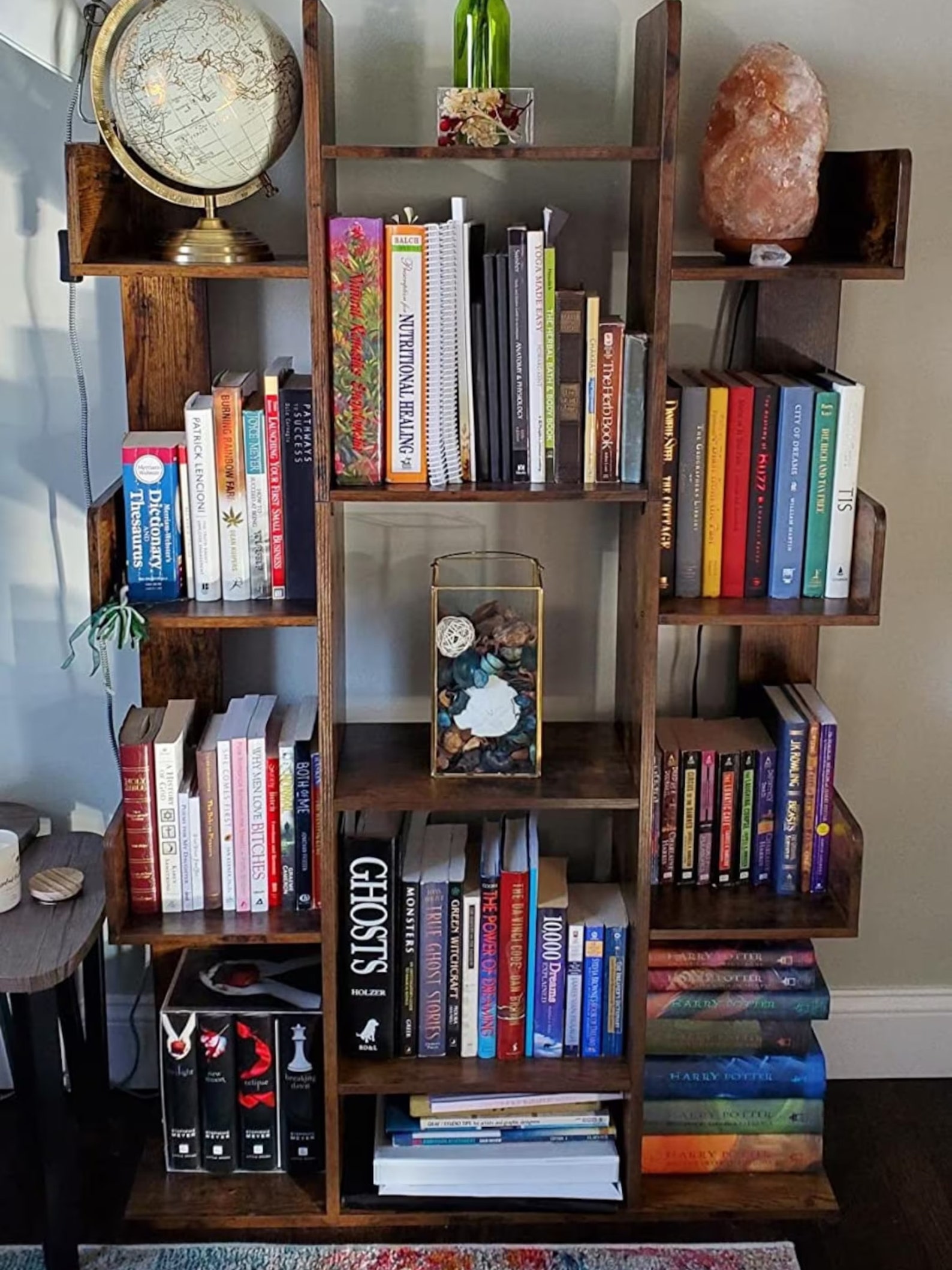 Large Industrial Bookcase Tree Shaped Bookshelf With 13 Etsy UK