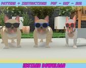 Dog Planters Box Unique Pug planter and Pot - Wooden Planters - Laser Cutting , Digital File Dwg Dxf