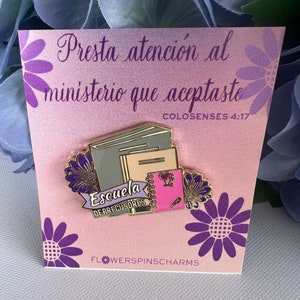 Escuela de Precursor  Hard Enamel Lapel Pin |Pioneer Gift | Regalo para Precursor