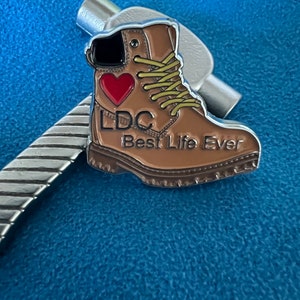 Work Boot Lapel Pin- Best Life Ever| LDC Gift