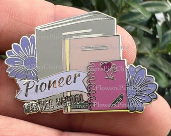 Pioneer Service School Lapel Enamel Pin| Pioneer Gifts| Gift for Pioneers