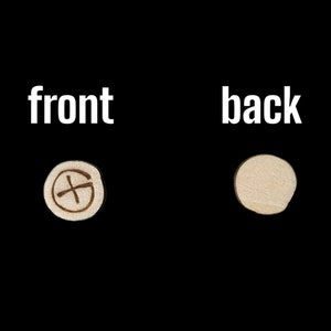 3x Geocaching Holz Coins - Signal Rot 13 FTF Token Für Schatzsucher