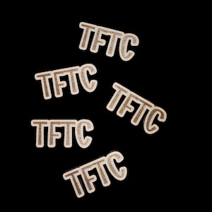Geocaching TFTC Swag Wooden Tokens - Pack of 50 - Geocaching Thanks for the Cache - Geocaching Gift - Trade Equal or Up