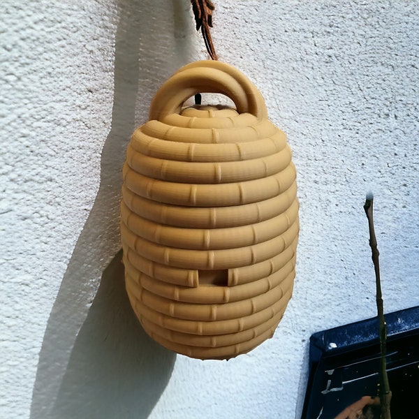 Bee Skep Geocache | 3D Printed Stash Container with Log